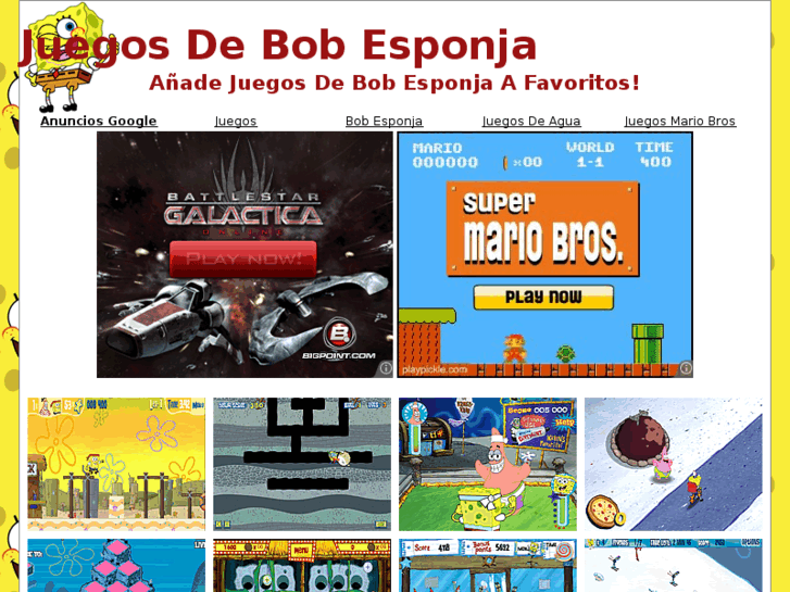 www.juegosonlinebobesponja.com