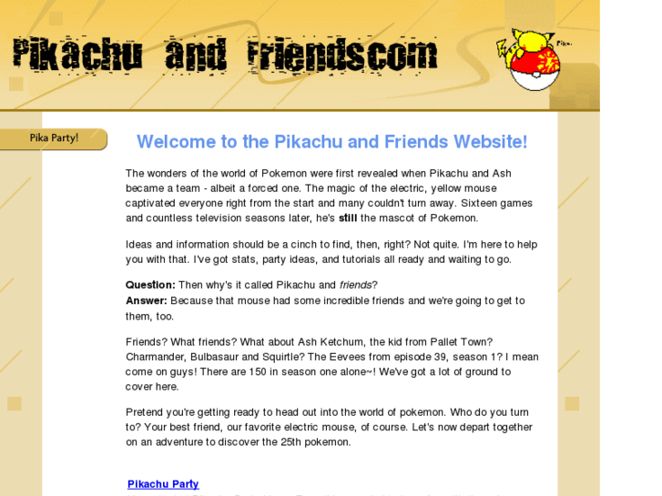 www.pikachuandfriends.com
