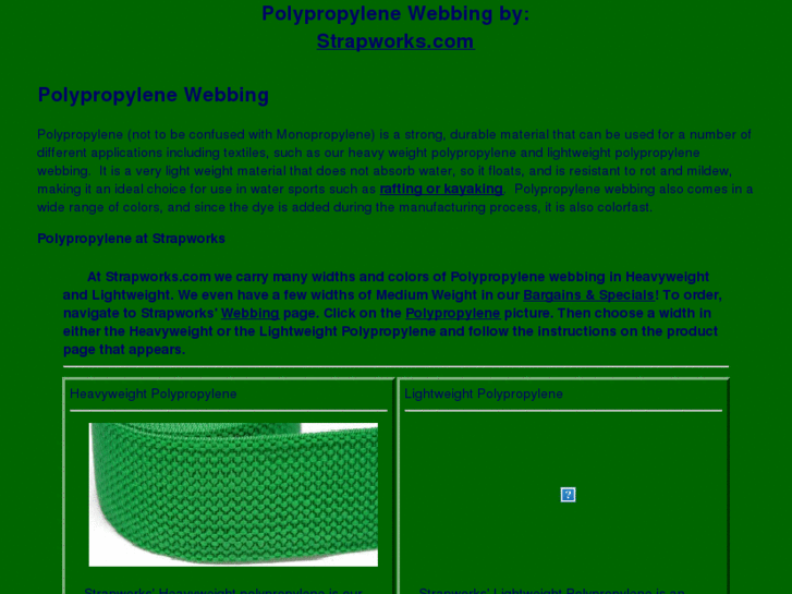 www.polypropelenewebbing.com