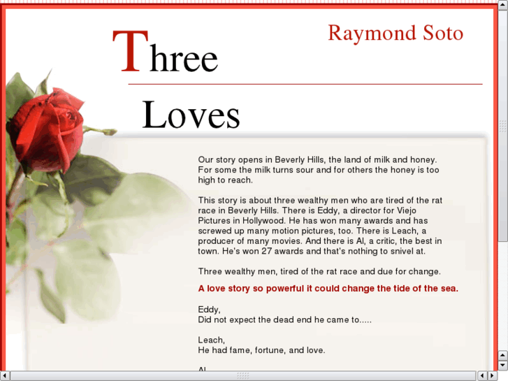 www.raymondsotothreeloves.com