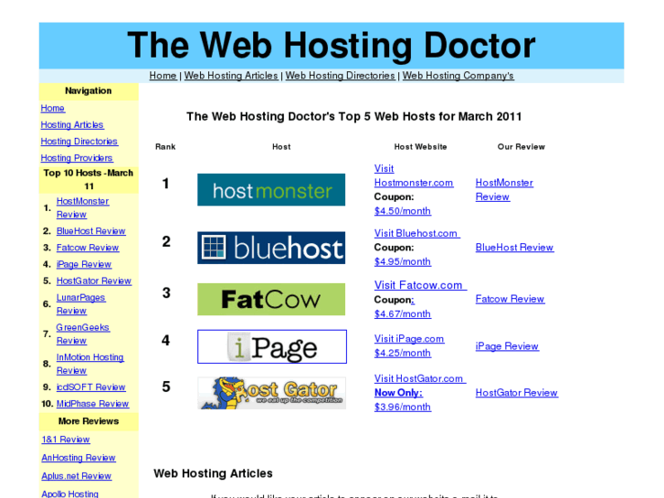 www.webhostingdoctor.com