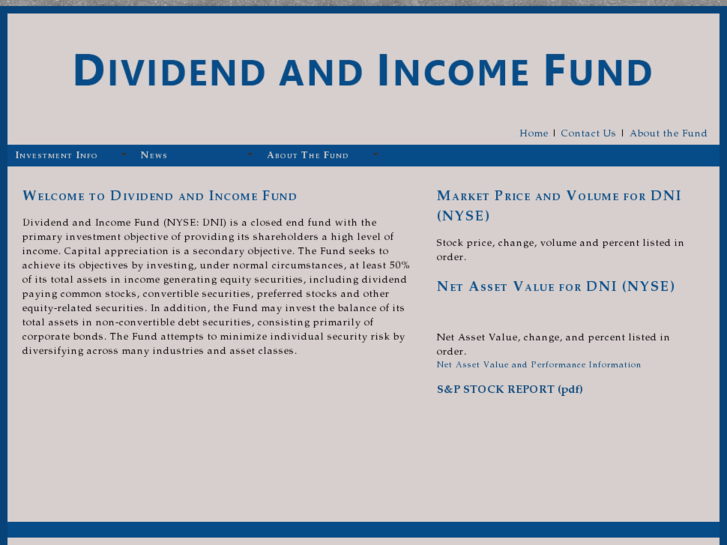 www.dividendandincomefund.com