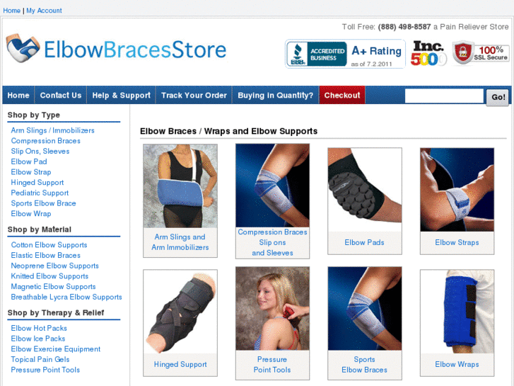 www.elbow-braces-store.com