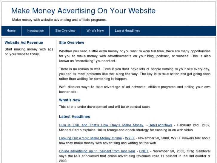 www.makemoneyadvertisingonyourwebsite.com