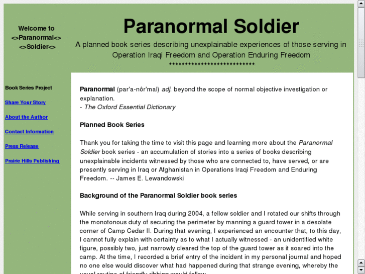 www.paranormalsoldier.com