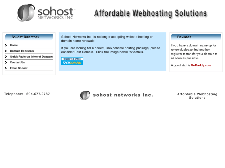 www.sohost.net