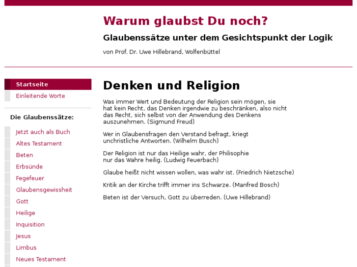 www.warumglaubstdunoch.de