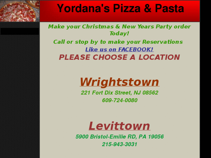 www.yordanaspizza.com