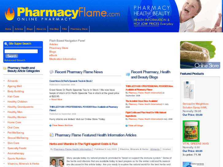 www.healthflame-pharmacy.com