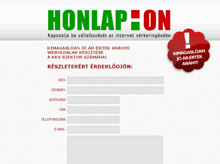 www.honlapom.info