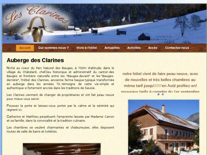 www.hotel-les-clarines.fr