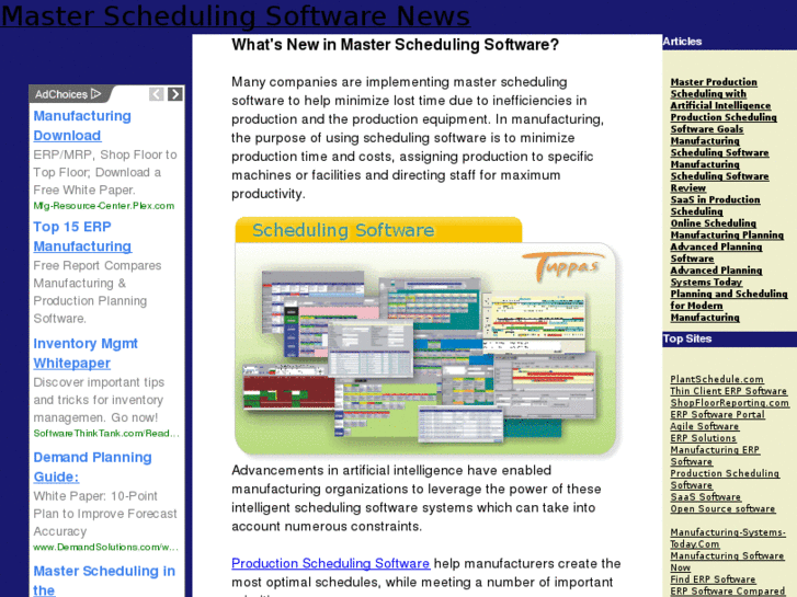 www.master-scheduling-software-news.com