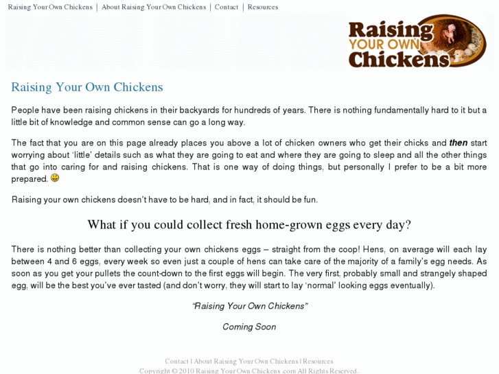 www.raisingyourownchickens.com