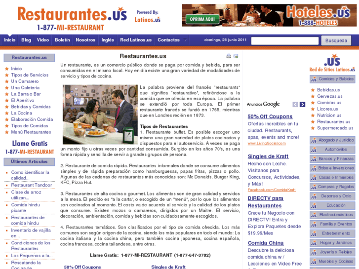 www.restaurantes.us