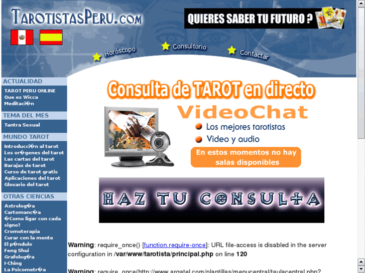 www.tarotistasperu.com