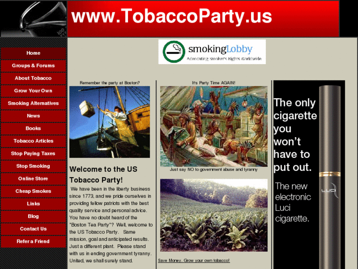 www.tobaccoparty.com