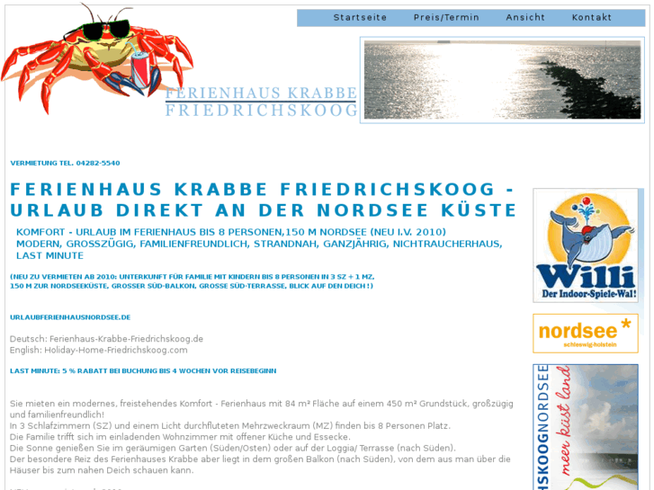 www.urlaubferienhausnordsee.de