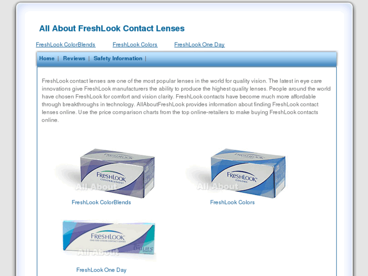 www.allaboutfreshlookcontactlenses.com