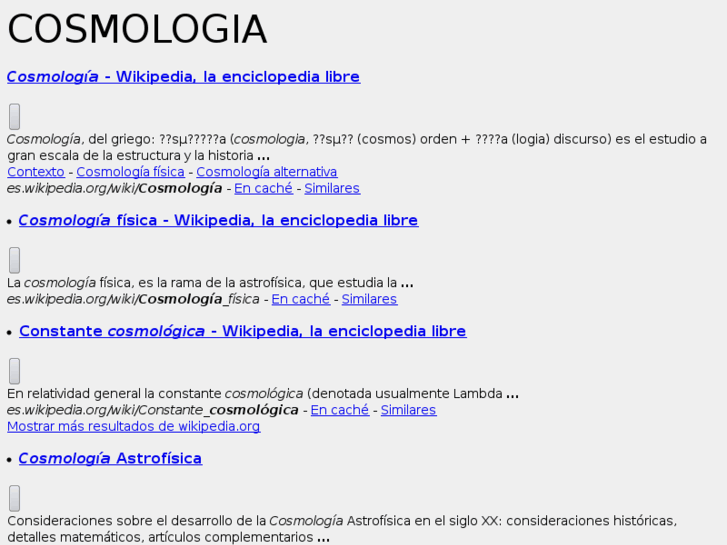 www.cosmologia.net