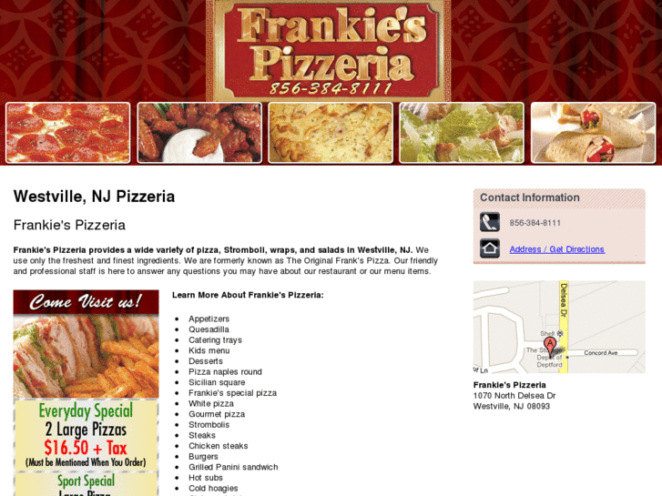 www.frankiespizzerianj.com