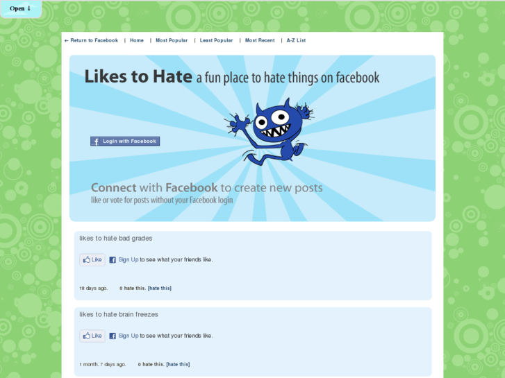 www.likestohate.com