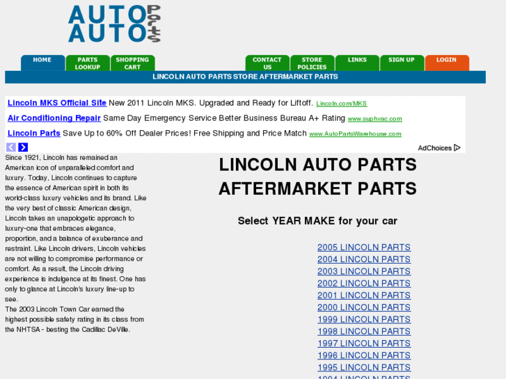 www.lincoln-autoparts.com