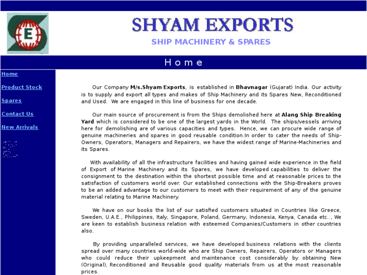 www.shyam-exports.com