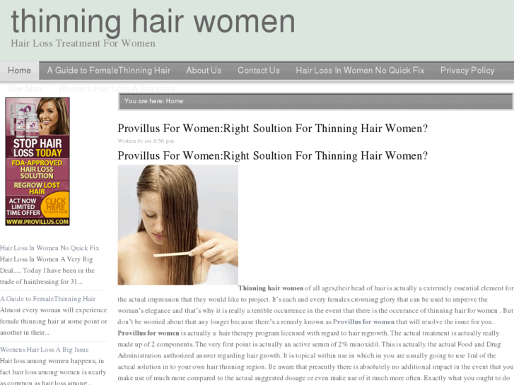 www.thinninghairwomen.net