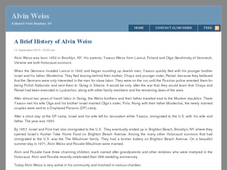www.alvinweiss.com