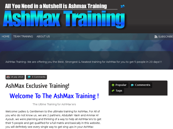 www.ashmaxtraining.com