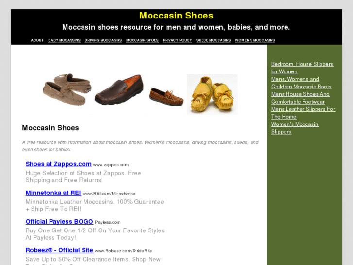 www.moccasinshoes.org
