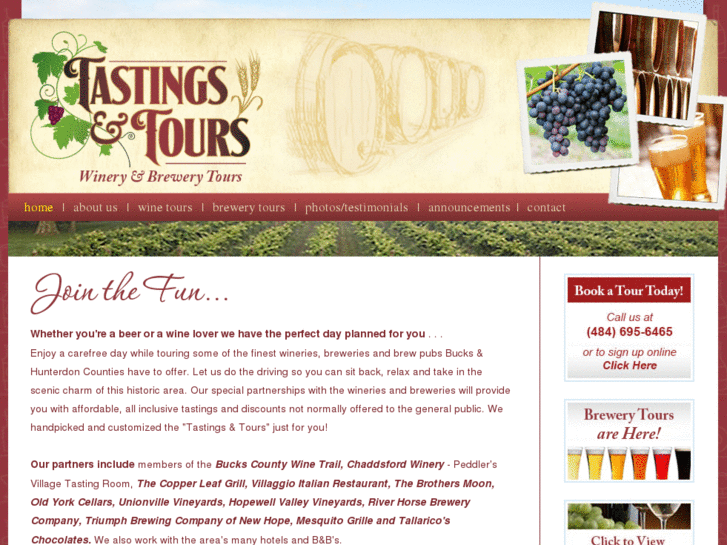 www.tastingsandtours.com