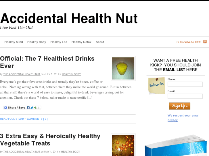 www.accidentalhealthnut.com