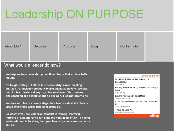 www.leadershiponpurpose.com