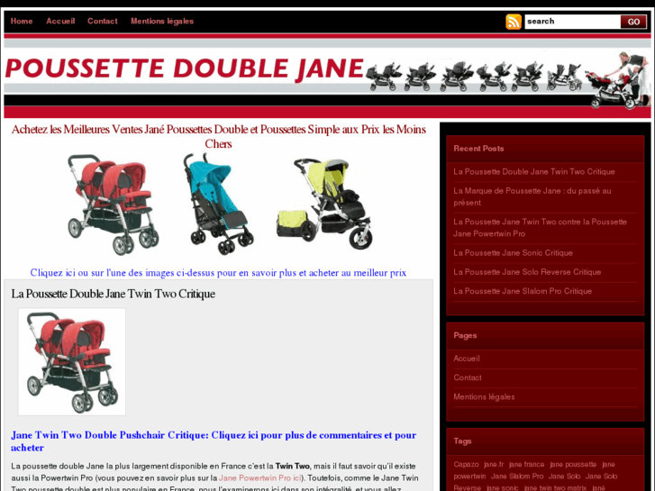 www.poussettedoublejane.com