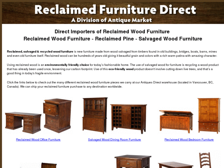 www.reclaimedfurnituredirect.com