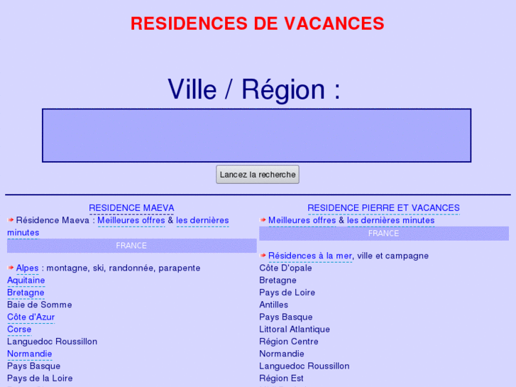 www.residence-vacances.org