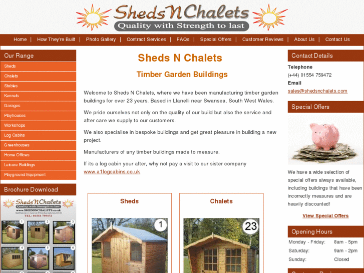 www.shedsnchalets.com