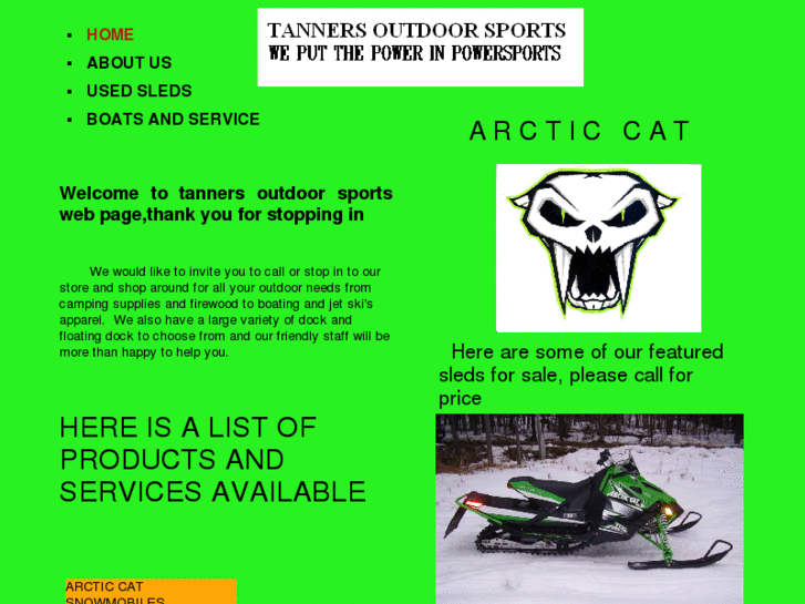 www.tanners-outdoor-sports.com