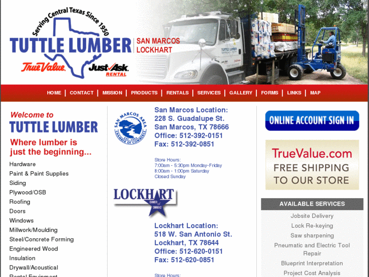 www.tuttlelumber.com