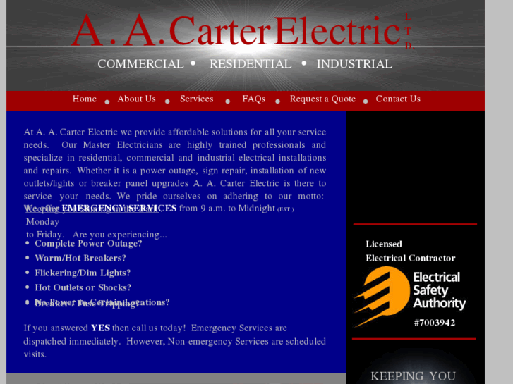 www.aacarterelectric.com