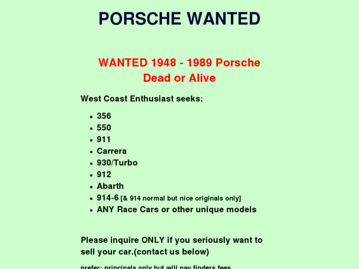 www.classicporschewanted.com