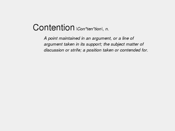 www.contention.co.uk