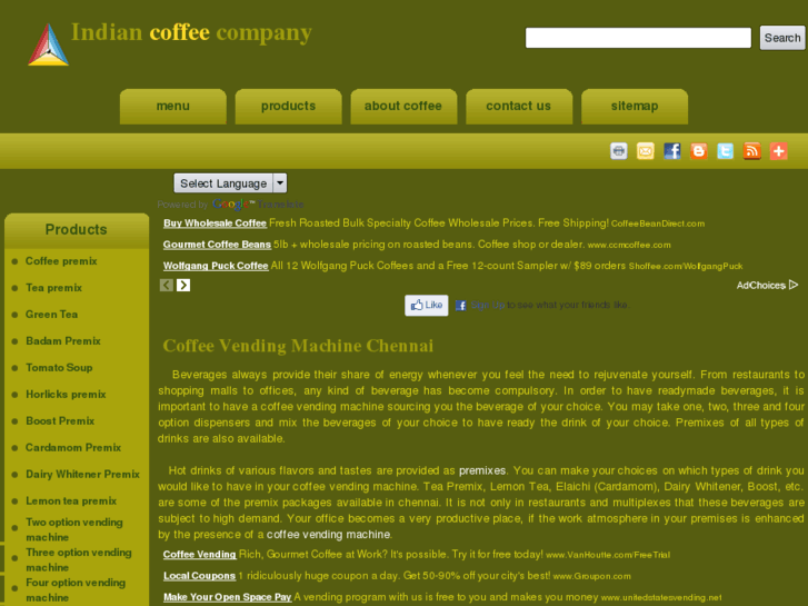 www.indiancoffeecompany.co.in