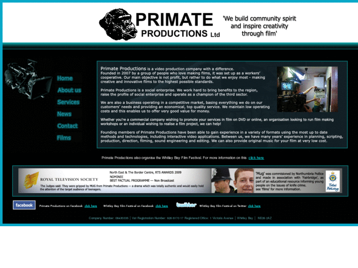 www.primateproductionsfilms.com