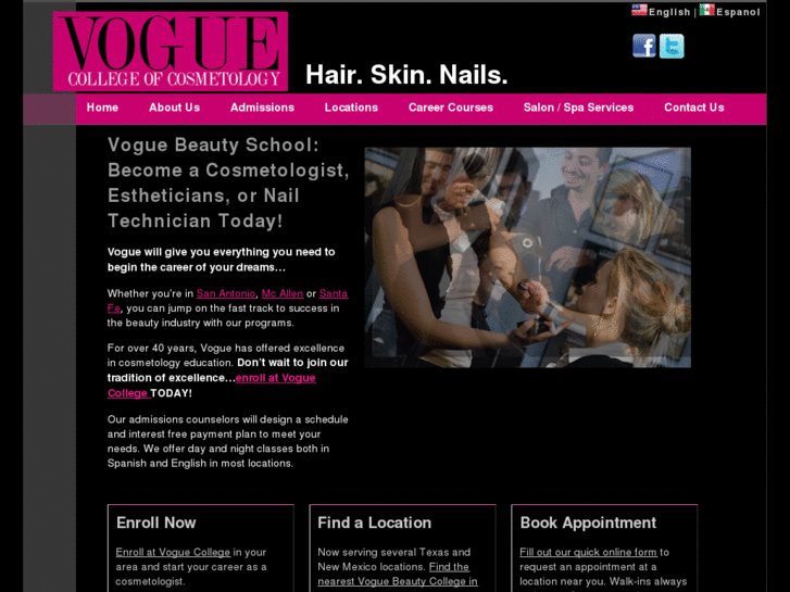 www.voguebeautycollege.com