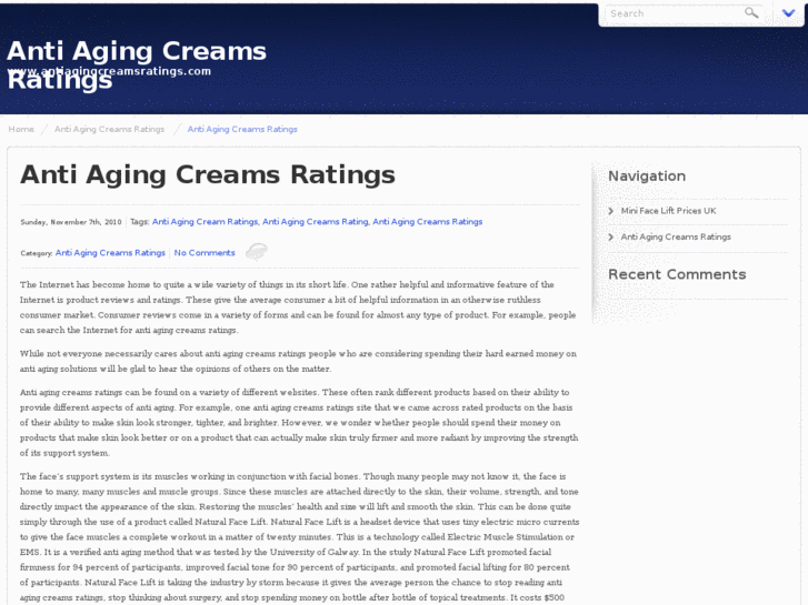 www.antiagingcreamsratings.com