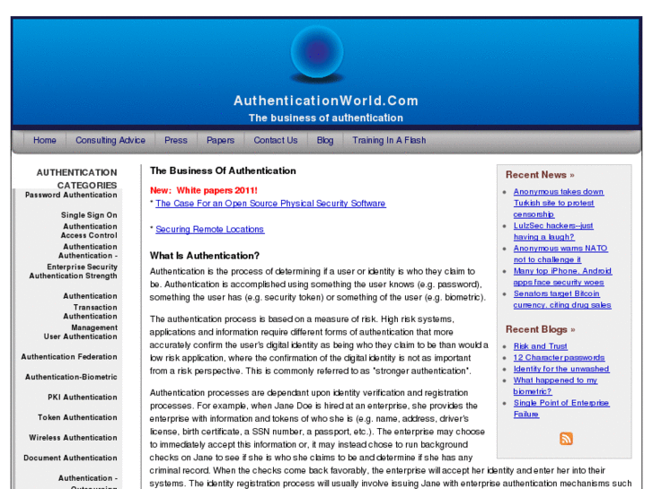 www.authenticationworld.com