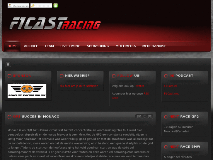 www.f1castracing.com