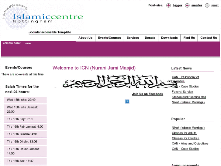 www.islamiccentrenottingham.com